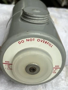 New Unused Vintage Gas Tank for Mini Bike Go Kart Gas indicator on End REM Mfg - Foto 1 di 11