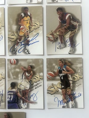 Lote de tarjetas autógrafas Fleer/Skybox WNBA 1999 Foto 1 de 4