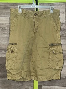 Pantalones Cortos Carga AOX Para Hombres 32 Caqui Multi Bolsillo Exterior Informal Utilidad Algodón - Imagen 1 de 9