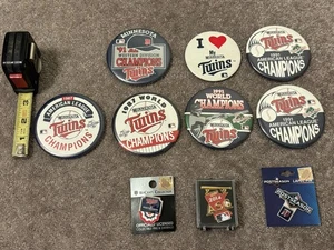 Minnesota Twins MLB Baseball All Star World Series Pin Lot Nice! - Picture 1 of 8