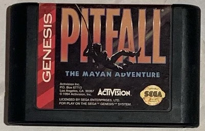 Pitfall: The Mayan Adventure Sega Genesis 1999 Authentic Game Only Untested - Image 1 of 4