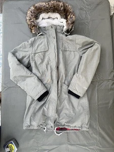 Chaqueta Parka Eddie Bauer Para Mujer Verde Piel Sintética Capucha Escalera Chaqueta Extra S Usada en Excelente Condición - Imagen 1 de 16