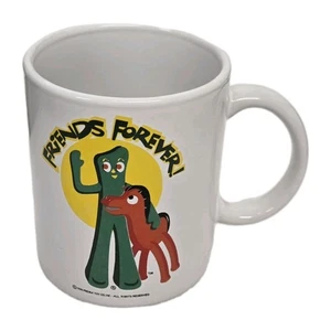 Vintage 1996 Gumby And Pokey Friends Forever Ceramic Coffee Mug - Picture 1 of 10
