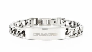 ST GEORGE DRAGONS NRL MENS ID BRACELET CHAIN SILVER S/S JEWELLERY ACCESSORIES - Picture 1 of 1