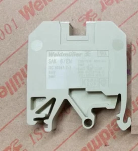 10pcs Weidmuller Wiring Terminal SAK 6/EN，0212860000 - Picture 1 of 1