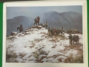 Howard Terpning "Search for the Pass" LE S&N Print #146/1000 COA - Picture 1 of 6