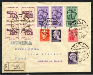 1945 - LUOGOTENENZA - LOTTO/40317 - BUSTA RACC. DA NOALE A ILLASI AFFRANCATURA M - Imagen 1 de 2