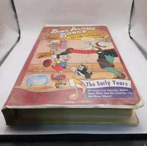 Disney Sing Along Songs Collection Of All Time Favorites The Early Years VHS - Imagen 1 de 3