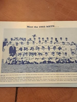 1965 Mets Spring Traing Autographed Photo - Image 1 of 4