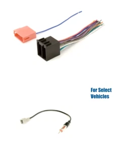 Radio Install Stereo Wire Harness+Antenna Adapter Combo Kit for some Hyundai/Kia - Picture 1 of 1