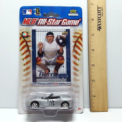 2008 Upper Deck MLB All Star Game YOGI BERRA Card & Yankees Diecast Corvette - Image 1 of 4