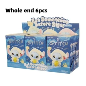 Miniso Stitch Eat Something Before Sleep Series Vinyl Figure - Picture 1 of 23