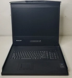 19" Raloy Widescreen LCD 1U KVM Console W119e Tested & Works - Picture 1 of 7