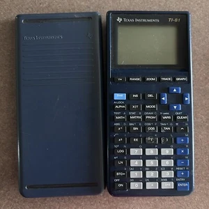 Calculadora gráfica Texas Instruments TI-81 Plus con estuche funciona - Imagen 1 de 6