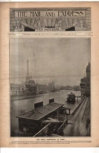 1900 Mail & Express Abril 28 - Gimnasia, Croton Dam, Lady Randolph Churchill - Picture 1 of 1