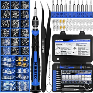 Eyeglass Sunglass Repair Kit, Magnetic Eye Glasses Repairing Tool Kit with Assor - Picture 1 of 12