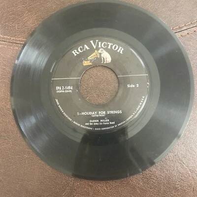 Glenn Miller & army Air Force band - holiday for strings - RCA 45RPM  7”  Single - Image 1 of 3