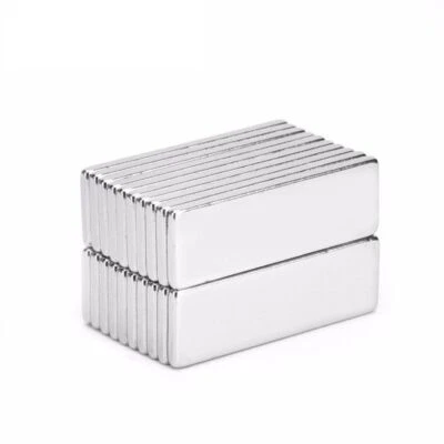 Neodym Magnet 30 x 10 x 2 mm Supermagnete hohe Haftkraft Quadermagnet   50 Stück - Bild 1 von 2
