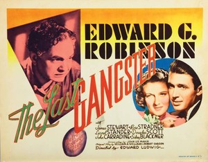Last Gangster lobby card Edward G Robinson Rose Stradner Jam 1937 Movie Photo