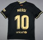 LIONEL MESSI FC BARCELONA 2020-2021 Jersey Shirt Away Black Original M MEDIUM