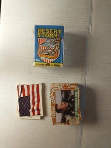 Topps 1991 Operation Desert Storm Trading Cards Complete Set #1-88 mit Stickern - Bild 1 von 24
