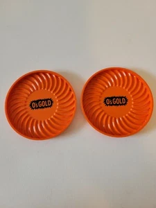 Vintage O's Gold Samen Bauernhof Werbung Paar Set Ritepoint Untersetzer - Bild 1 von 2