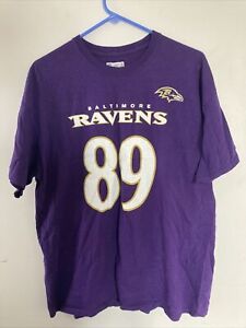 Team Apparel Steve Smith Sr 89 Baltimore Ravens T-shirt Size XL
