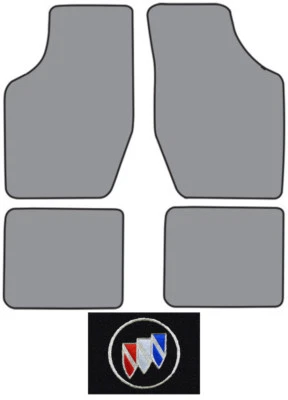 Alfombra Buick Skylark Cutpile 1985 logotipo alfombrilla 4 piezas Foto 1 de 2