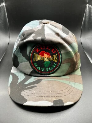 Gorra De Colección Zulu Nation Jungle Brothers Afrika Bambaataa Rap Hip Hop Rara Foto 1 de 4