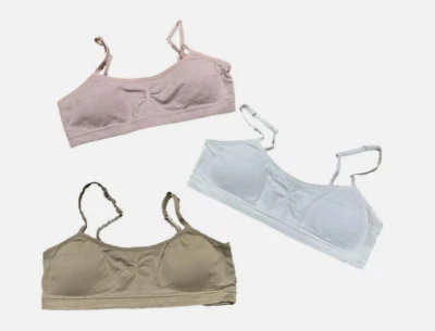 Sutiã sem costura Hanes feminino pacote bônus 2 + 1 - Branco/rosa/bege GG - Imagem 1 de 4