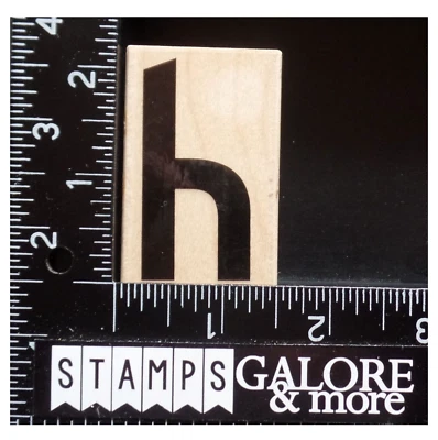 Hero Arts Rubber Stamps E6035 LOWERCASE H LETTERS #T24 - Image 1 of 2