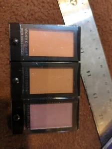 Lot of 3 City Color Cosmetics Eye Shadow Large Pots Assorted Matte Color - Picture 1 of 8