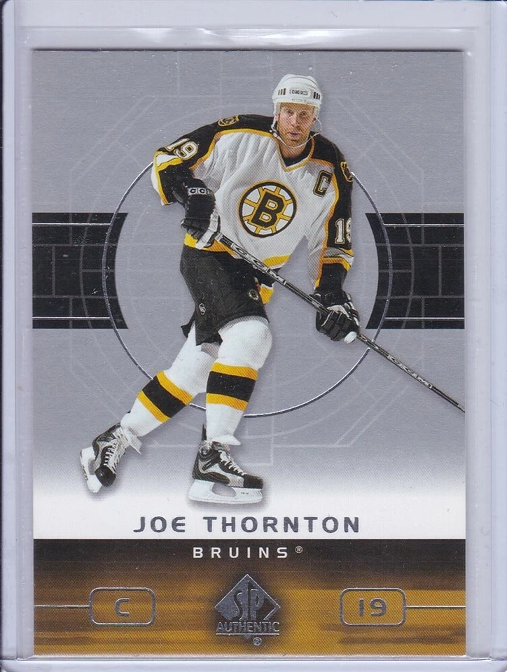 Joe Thornton 2002 SP Authentic Hockey Card 6 Grade MT - Image 1 of 2
