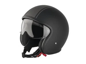ULTIMATE SPEED® Jethelm mit klarem, kratzfestem Visier (asphalt) - B-Ware - Bild 1 von 6