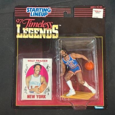 Figura WALT FRAZIER - Kenner Starting Lineup Timeless Legends NBA - (MOC) 1997 Foto 1 de 2