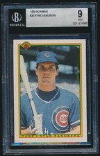 1990 Bowman #30 Ryne Sandberg BGS 9 Mint