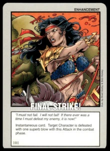 1995 Caliber Games Power Cardz #101 Final Strike! Enhancement Skyverse CCG Card - Picture 1 of 2