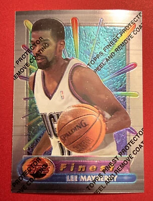 1994-95 Finest with Protector Lee Mayberry Milwaukee Bucks #158 Basketball Card - Image 1 of 2