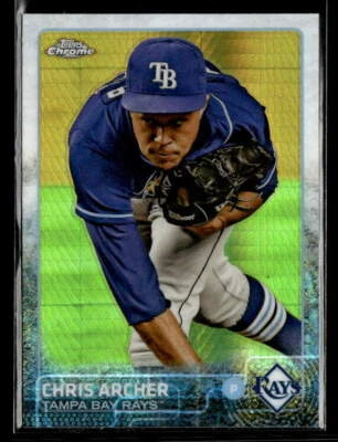 2015 Topps Chrome #152 Chris Archer Prism Refractor Nm/M - Image 1 of 2