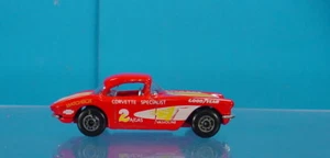 MB-355-1982 MATCHBOX 1962 CORVETTE SPECIALIST 454 RATTO ROSSO E GIALLO OTTIME CONDIZIONI - Foto 1 di 6