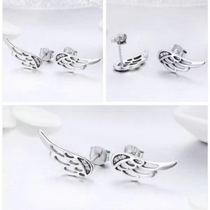 OHRRINGE SILBER 925 FEENFLÜGEL DAMEN - Bild 1 von 3
