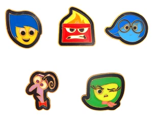 Inside Out Themed 5 Starter Pin Set Disney World Parks Trading Pins Brand New - Picture 1 of 1