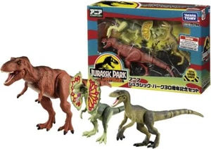 Takara Tomy Ania Jurassic Park 30th Anniversary Set Animal Dinosaur Toy 3 y - Picture 1 of 4