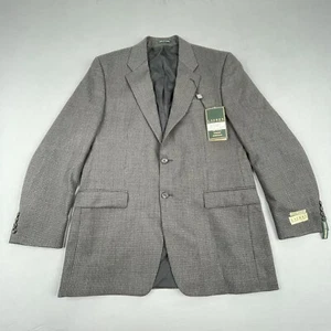 Abrigo deportivo Lauren Ralph Lauren 2 botones Blazer Traje Chaqueta para hombre 42L Gris Lana - Imagen 1 de 20