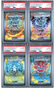 PSA 10 Pokemon TCG 2024 sv8a Mask Ogerpon SAR sequential set #201/204/208/216 - Bild 1 von 9