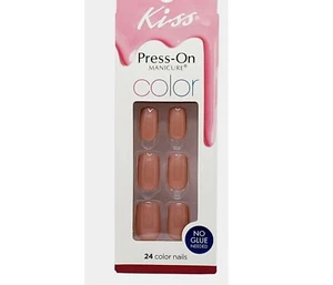 Manicura a presión KISS, color desnudo, bailando bajo la lluvia (2 paquetes) - Imagen 1 de 2