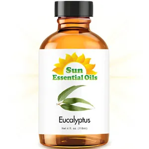 Best Eucalyptus Essential Oil 100% Purely Natural Therapeutic Grade 4oz - Picture 1 of 6