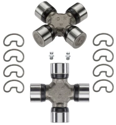 2 kits de juntas universales de eje de transmisión tracción trasera/4x4 Moog par engrasable de grado premium Foto 1 de 4