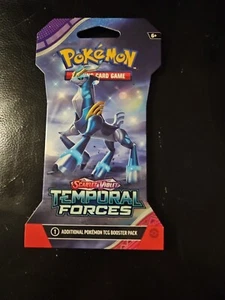 Pokemon TCG: Fuerzas Temporales Escarlata y Violeta x1 Booster Pack Sellado - Imagen 1 de 4