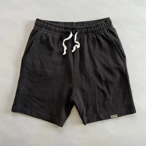 Zara Shorts Men Medium Black Knit Drawstring Preppy Minimalist Summer Beach - Picture 1 of 6